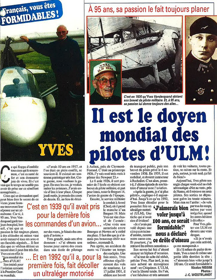 article sur Yves Vanderquand